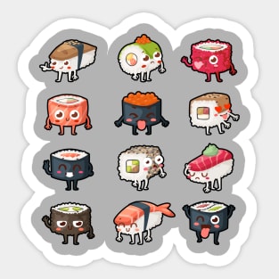 Sushi Toon Family Sticker